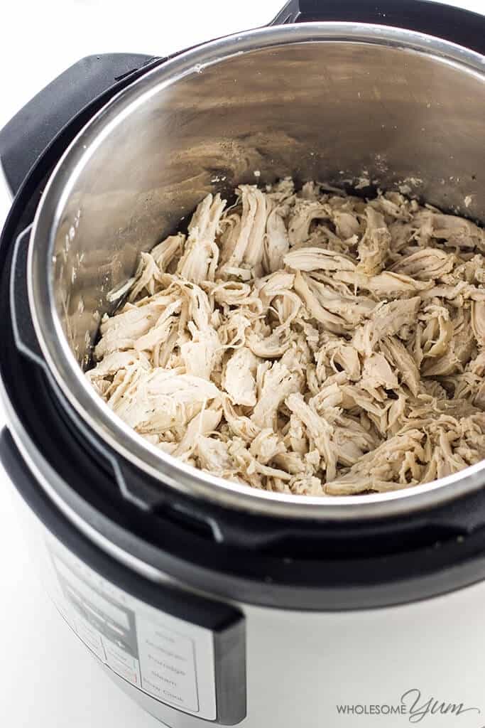 Instant Pot - pressure cooker shredded chicken