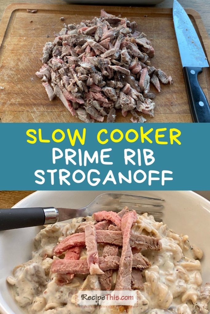 prime rib stroganoff slow cooker