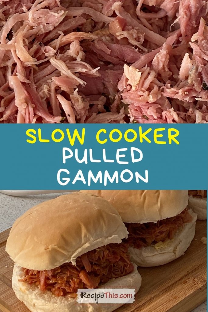pulled gammon slow cooker