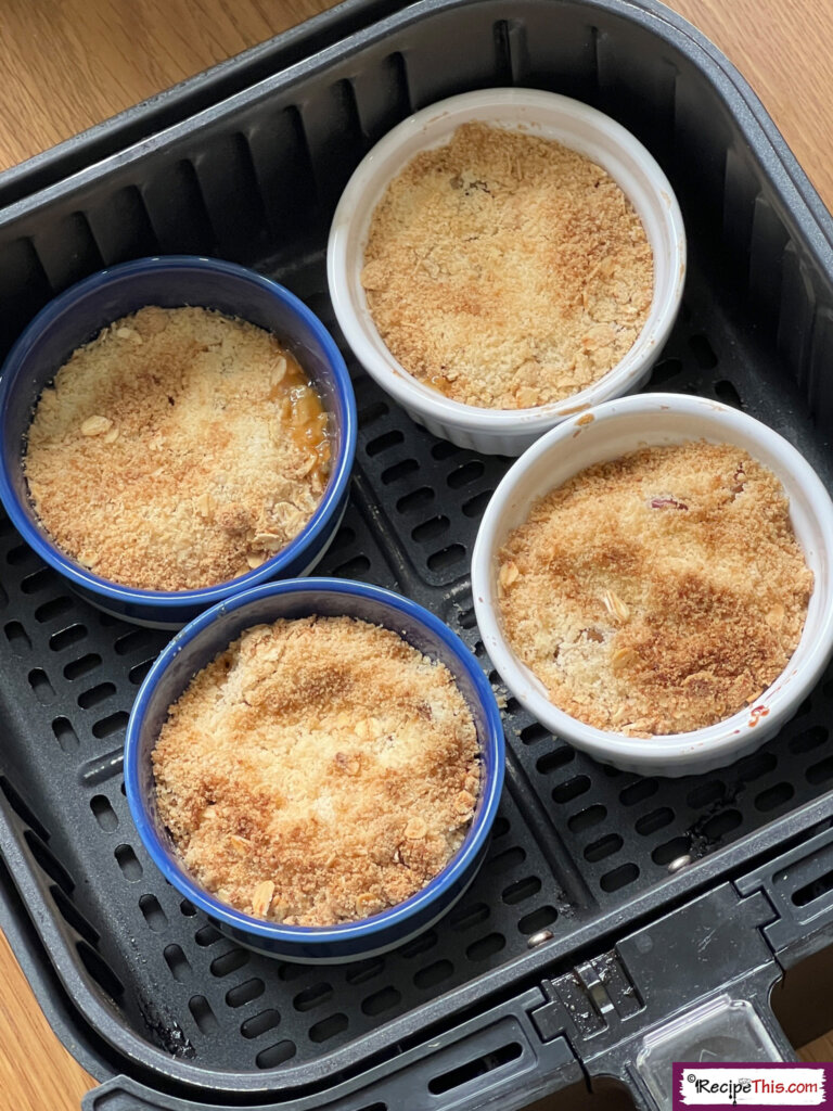 ramekin apple crumble