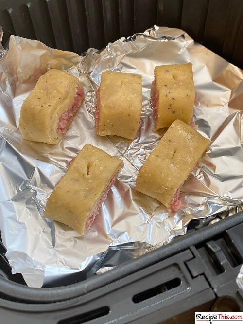 raw party sausage rolls