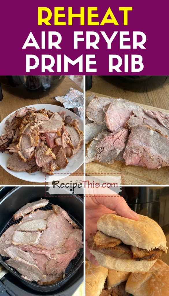 reheat air fryer prime rib step by step