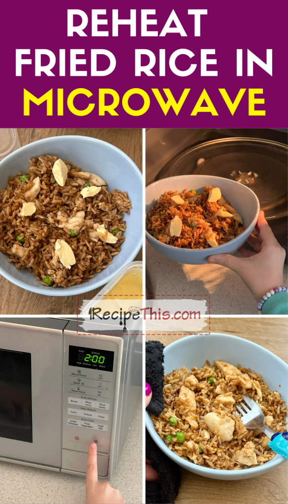 reheat fried rice in microwave instructions