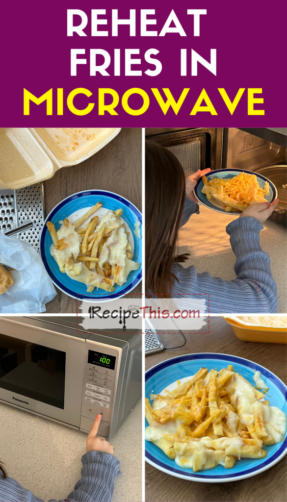 reheat fries in microwave instructions
