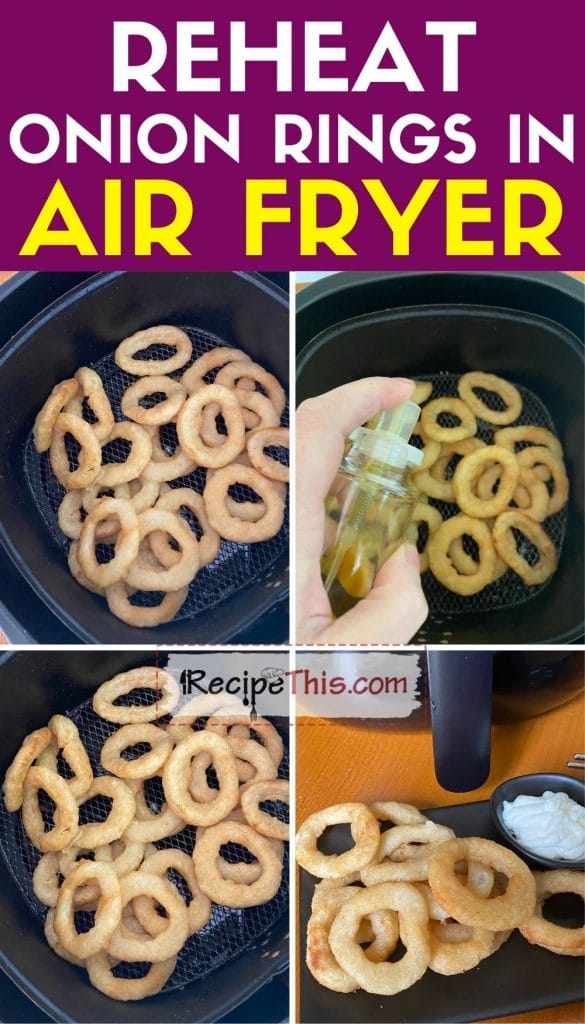 reheat onion rings in air fryer step by step