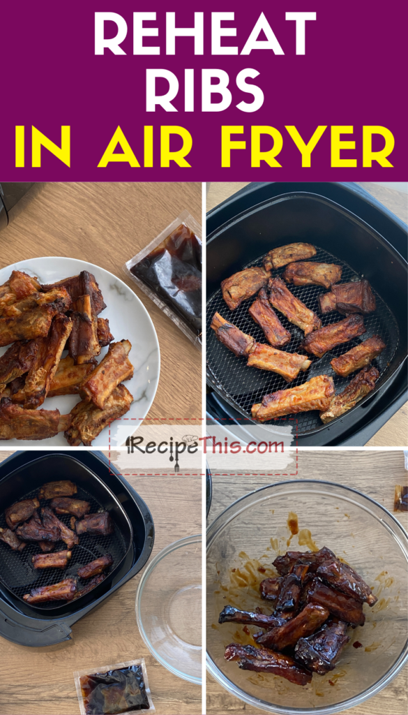 reheat ribs in the air fryer step by step