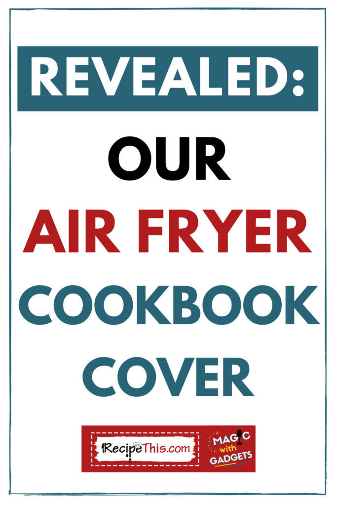 revealed our airfryer cookbook cover