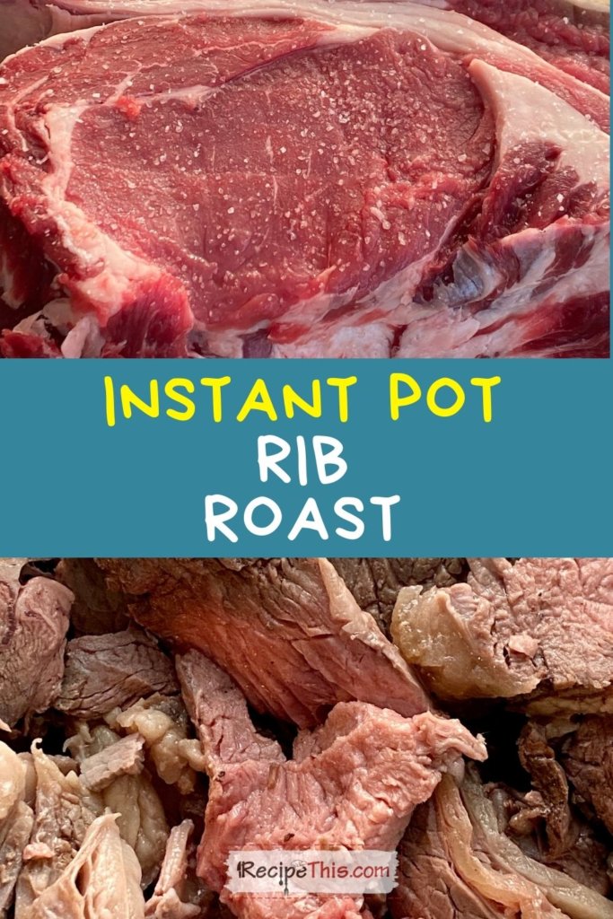 Recipe This Instant Pot Rib Roast