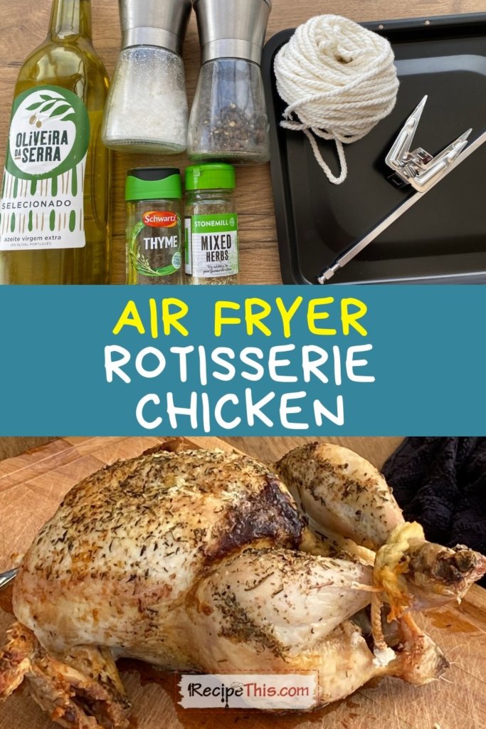 rotisserie chicken air fryer recipe