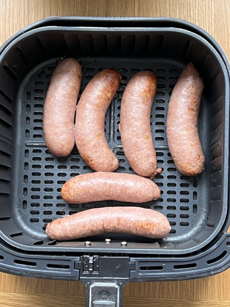sausages in air fryer 8 minutes