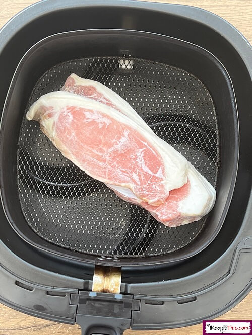 separate frozen bacon
