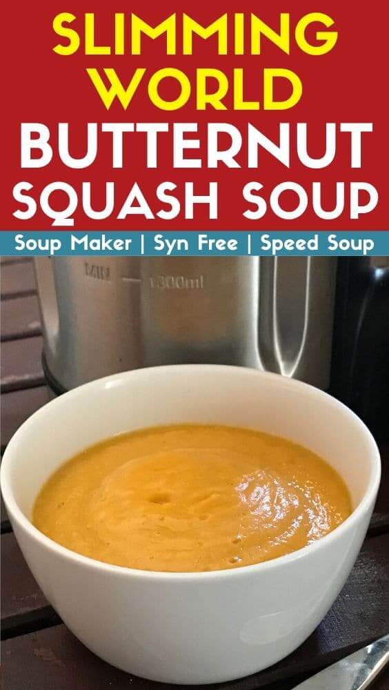 Slimming World Butternut Squash Soup In Soup Maker