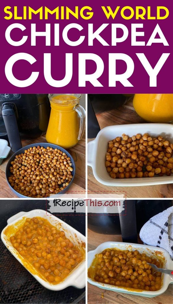 slimming world chickpea curry step by step