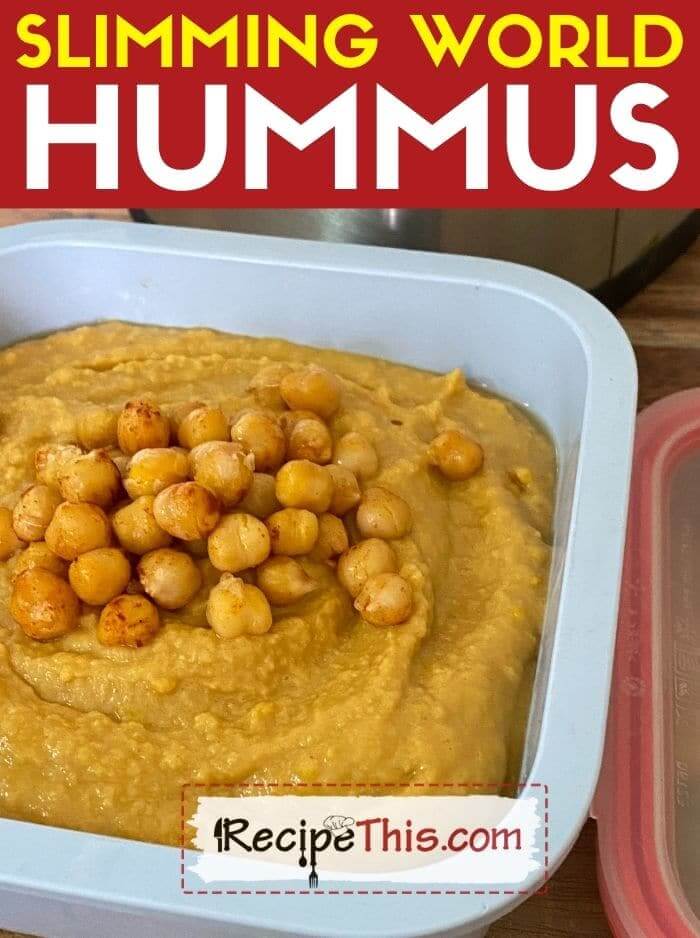 Slimming World Hummus In The Soup Maker