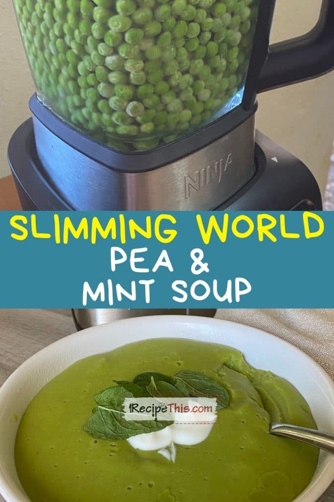 slimming world pea and mint soup recipe