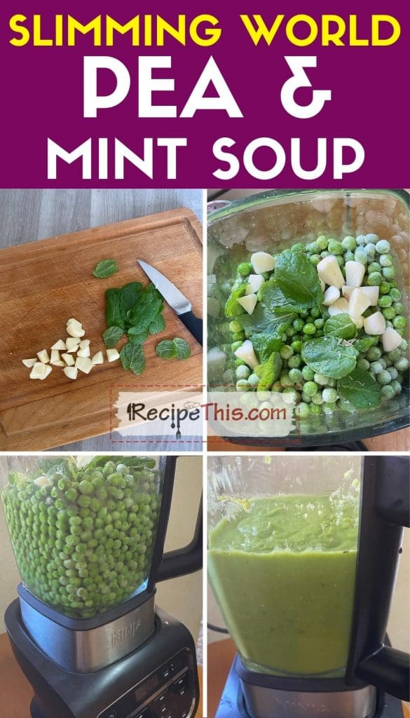 slimming world pea and mint soup step by step