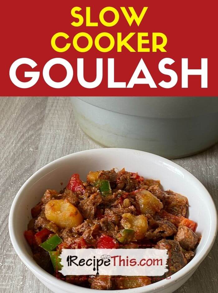 slow cooker beef goulash
