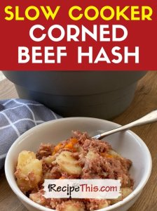 slow cooker corned beef hash recipe