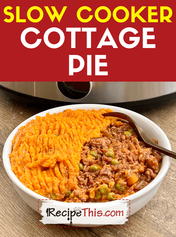 Slow Cooker Cottage Pie