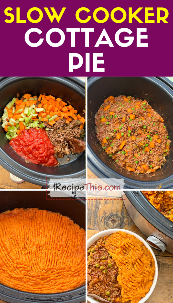 slow cooker cottage pie step by step