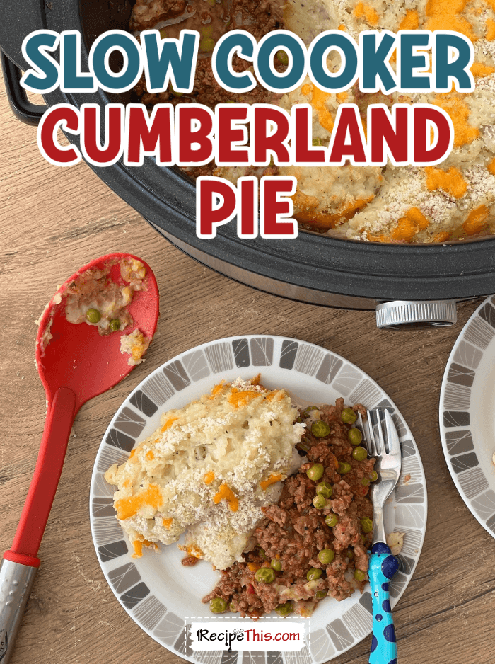 slow cooker cumberland pie @ recipethis