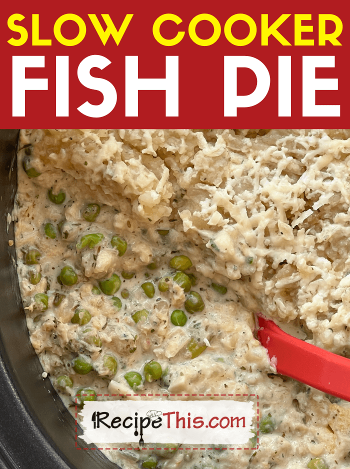 slow cooker fish pie recipe