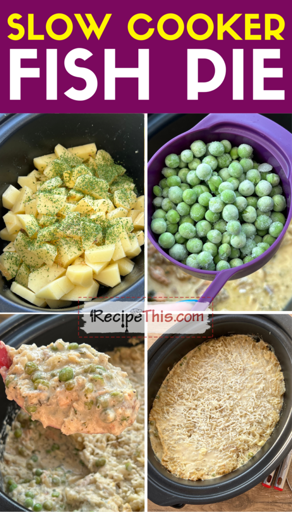 slow cooker fish pie step by step
