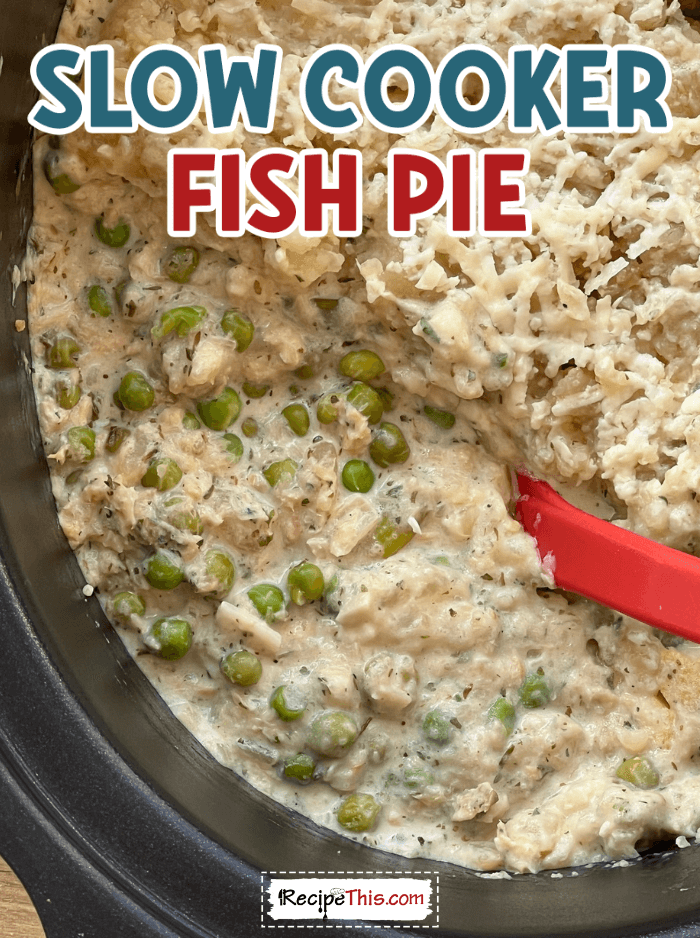 slow cooker fish pie