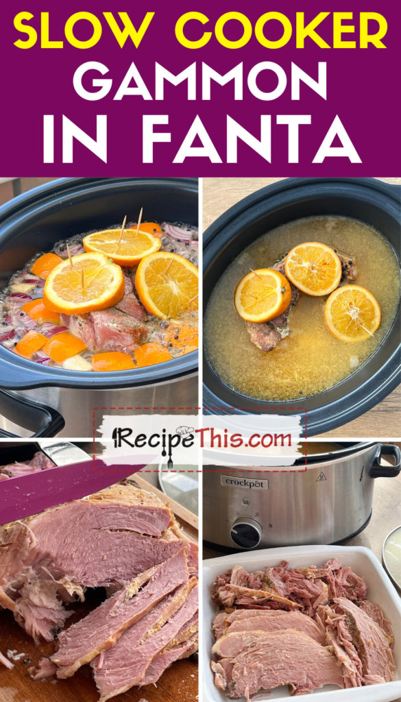 slow cooker gammon in fanta step by step