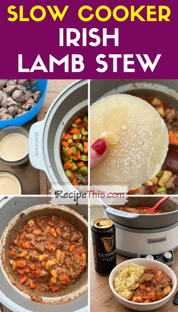 slow cooker irish lamb stew step by step