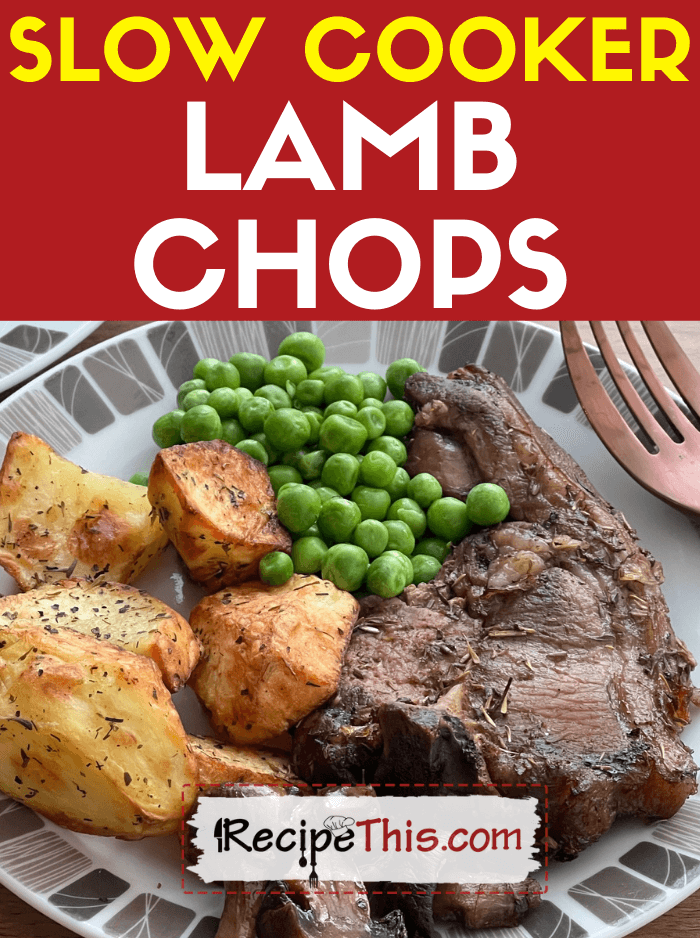 slow cooker lamb chops recipe