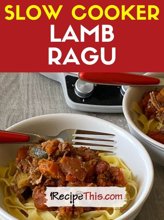 Lamb ragu pressure online cooker