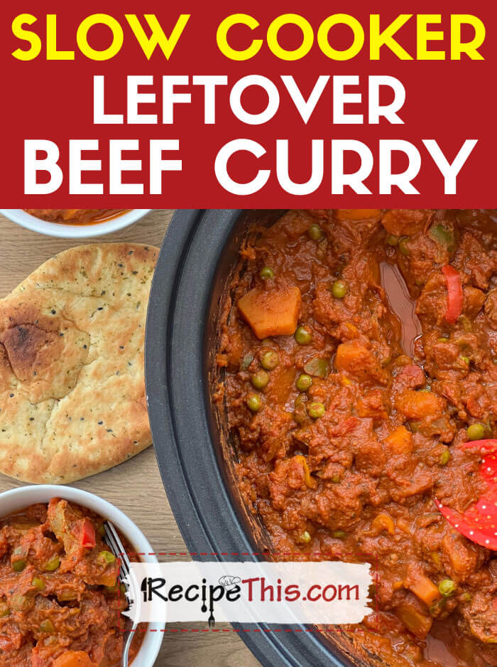 Slow Cooker Leftover Beef Curry