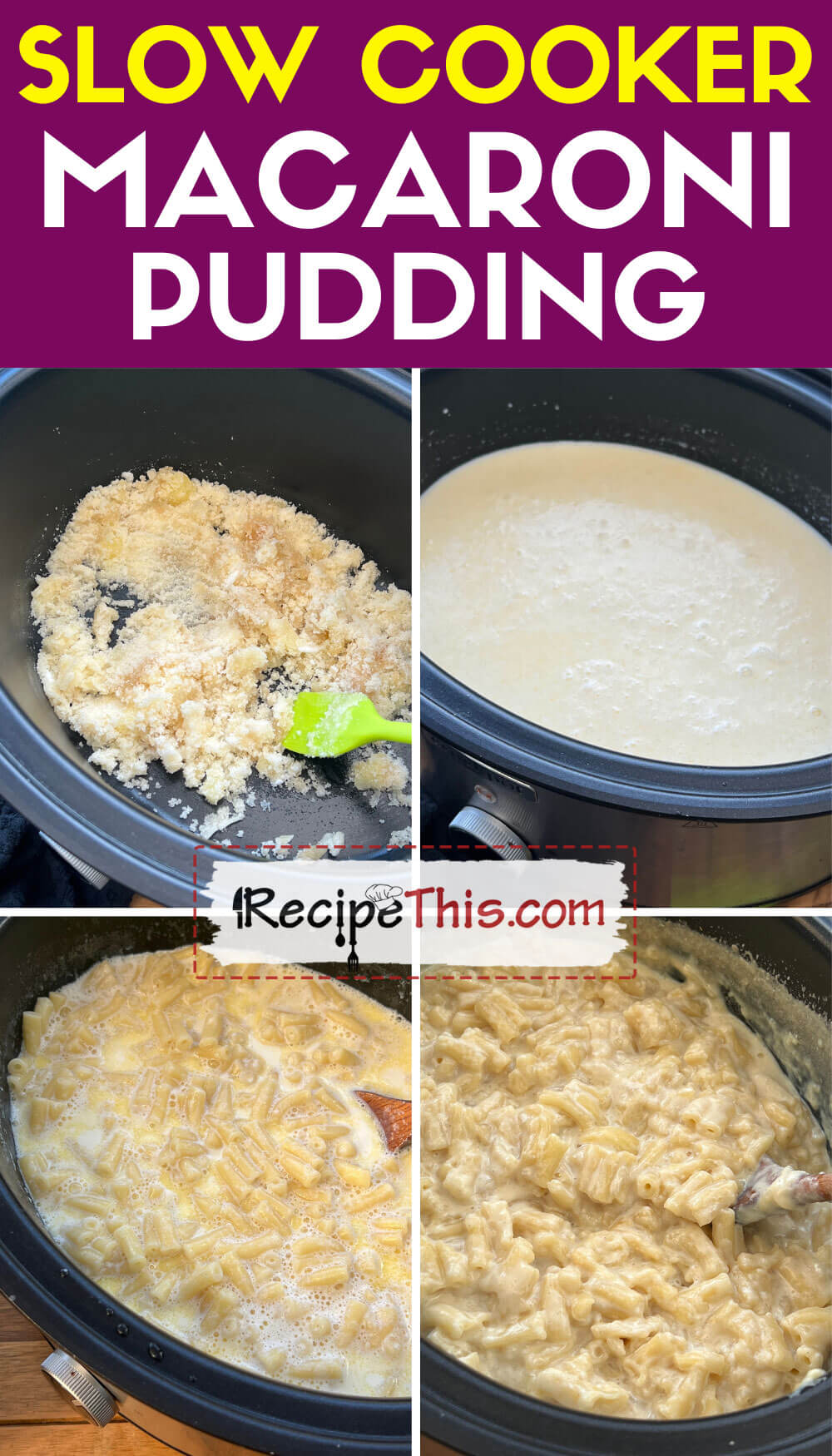 Recipe This Slow Cooker Macaroni Pudding