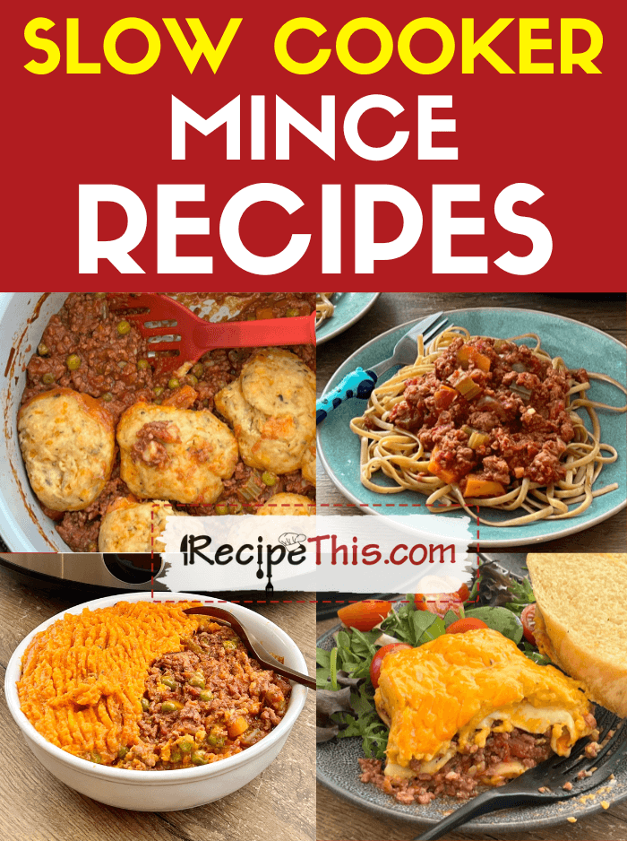 slow cooker mince recipes