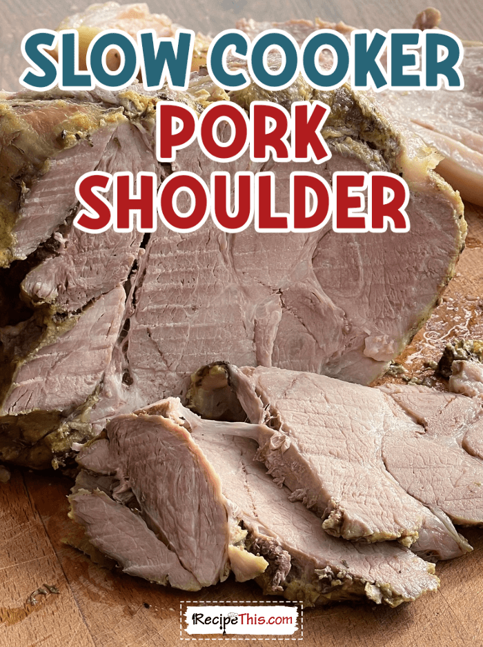 slow cooker pork shoulder @ recipethis
