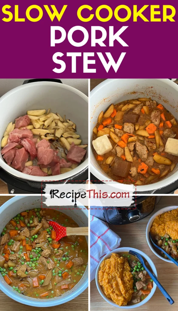 Slow Cooker Pork Stew Recipe - S&SM