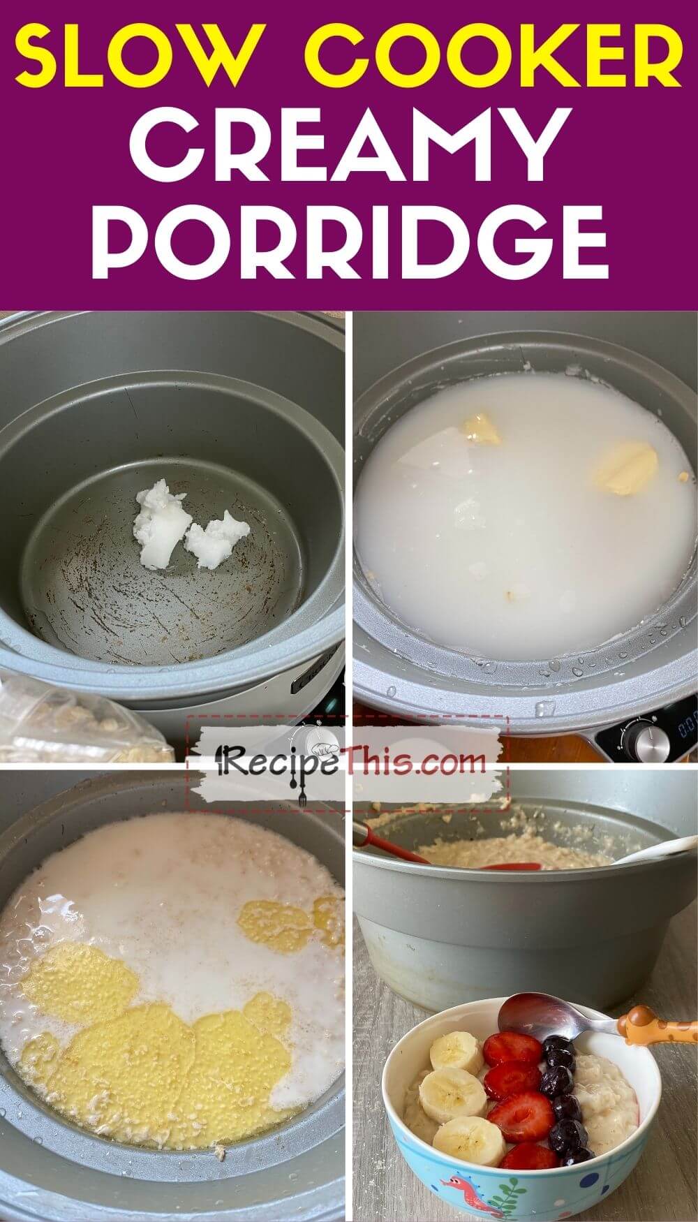 Recipe This Slow Cooker Porridge