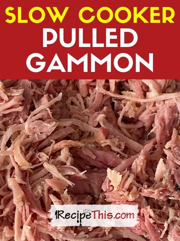 slow cooker pulled gammon