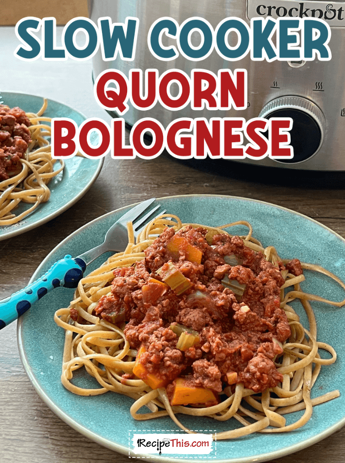 slow cooker quorn bolognese @ recipethis
