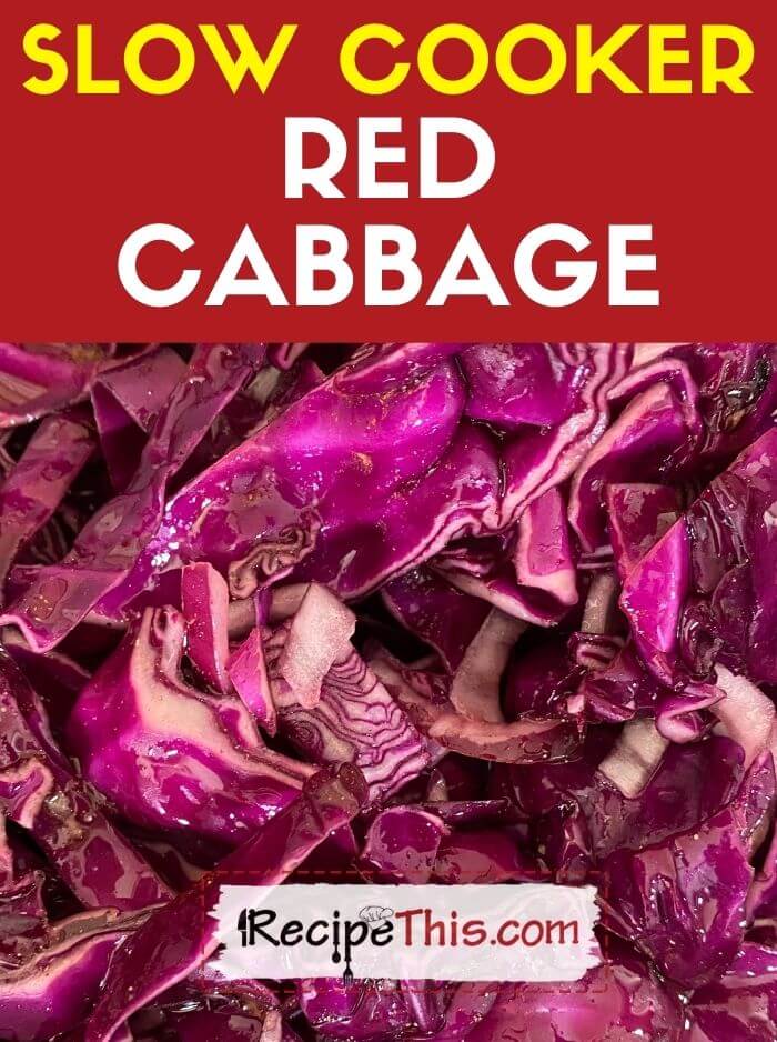 slow cooker red cabbage recipe