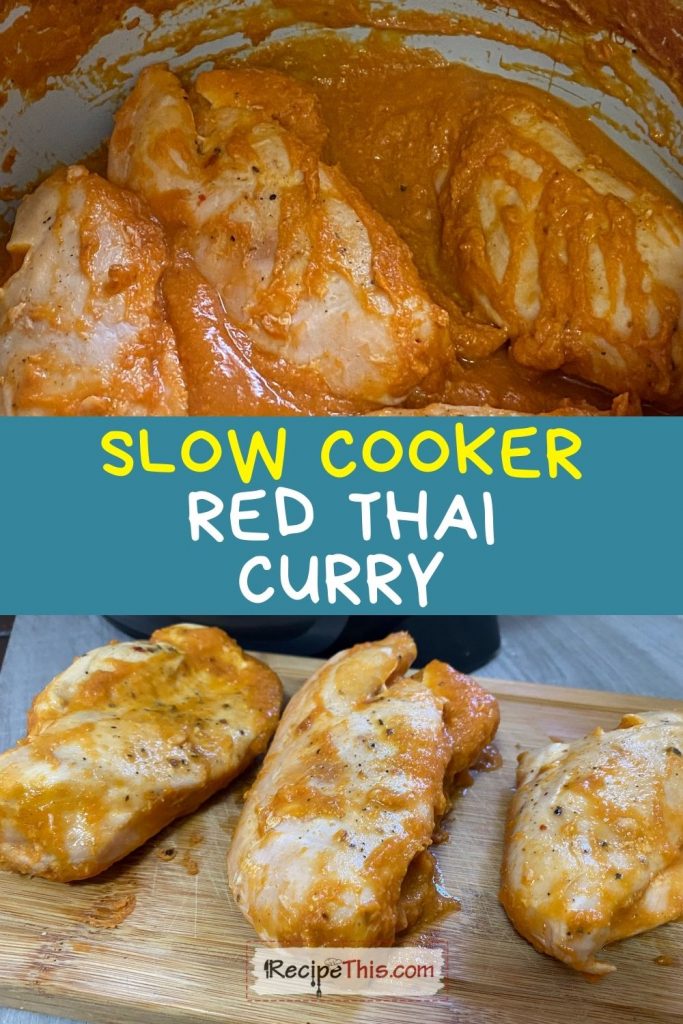slow cooker red thai curry recipe