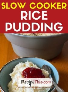 slow cooker rice pudding at recipethis.com