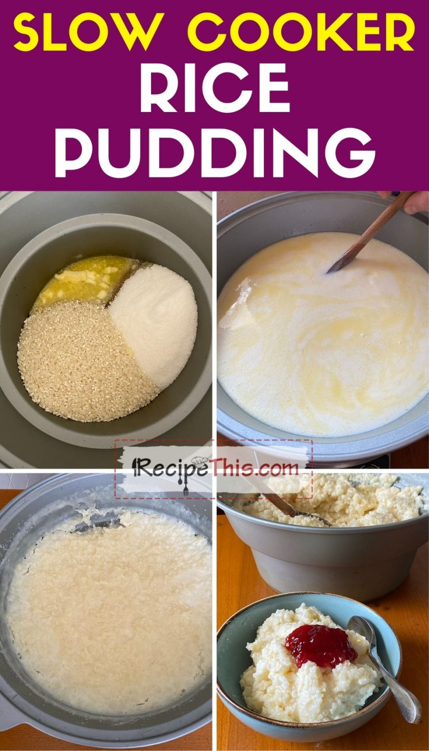 Recipe This Slow Cooker Rice Pudding