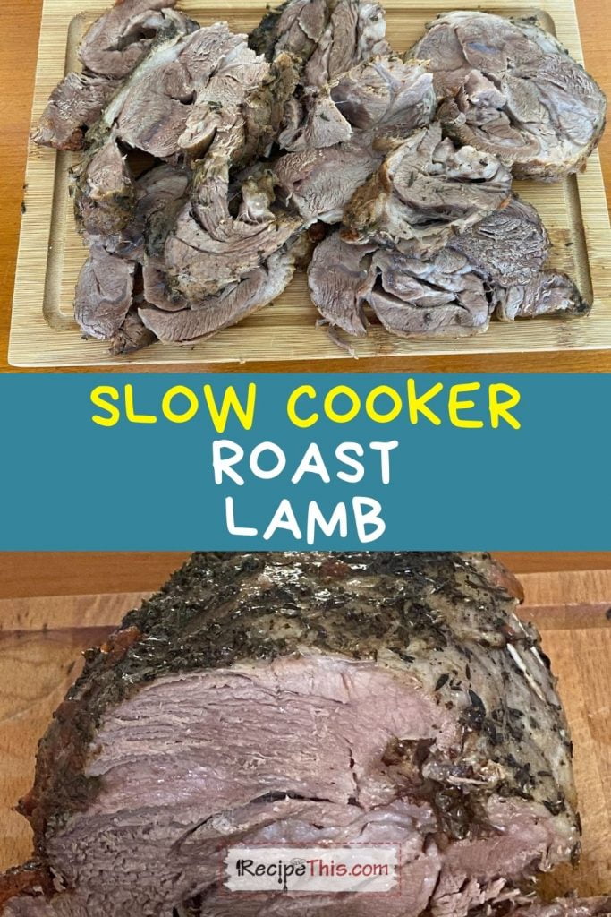 slow cooker roast lamb recipe