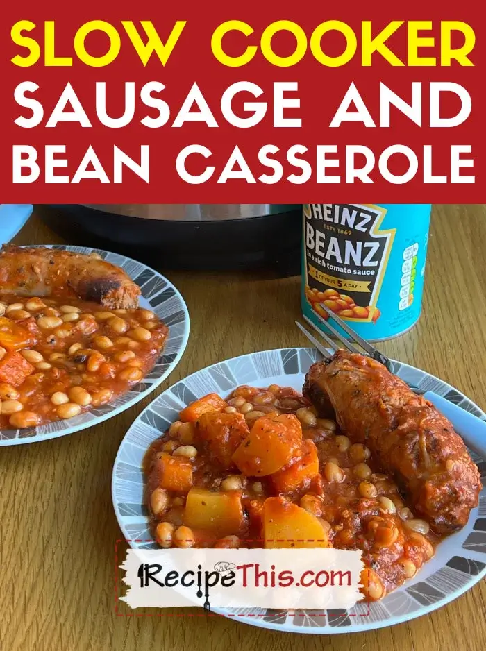 Slow Cooker Sausage and Bean Casserole