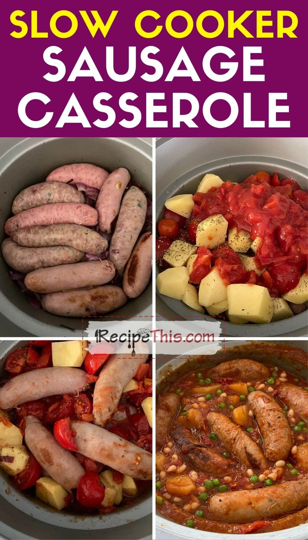 Recipe This Slow Cooker Sausage And Bean Casserole