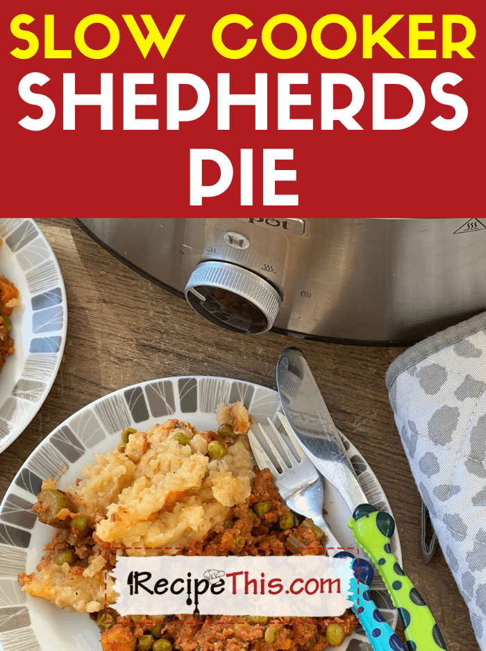 slow cooker shepherds pie recipe