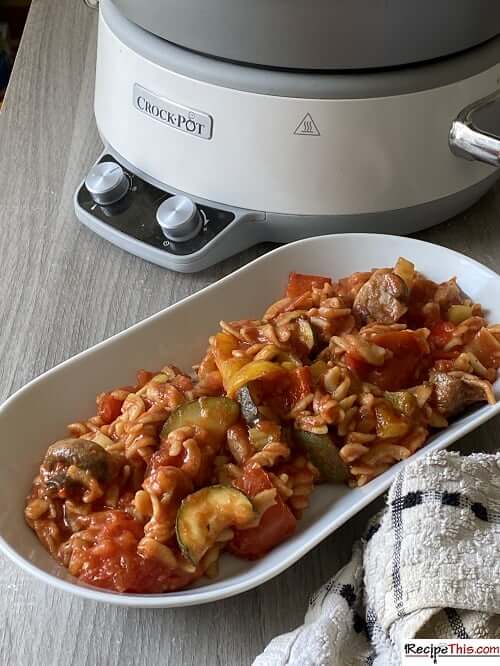 slow cooker slimming world pasta bake