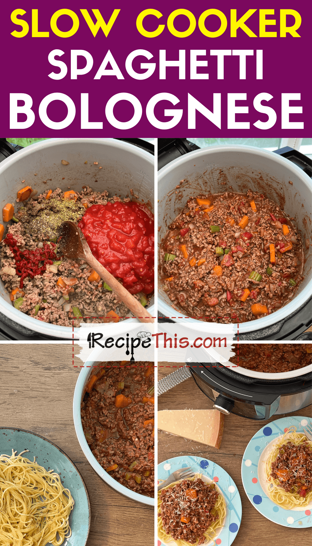 Recipe This Slow Cooker Spaghetti Bolognese